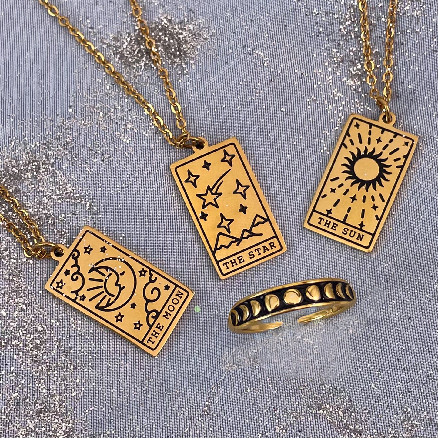 Gold Tarot Card Bundle