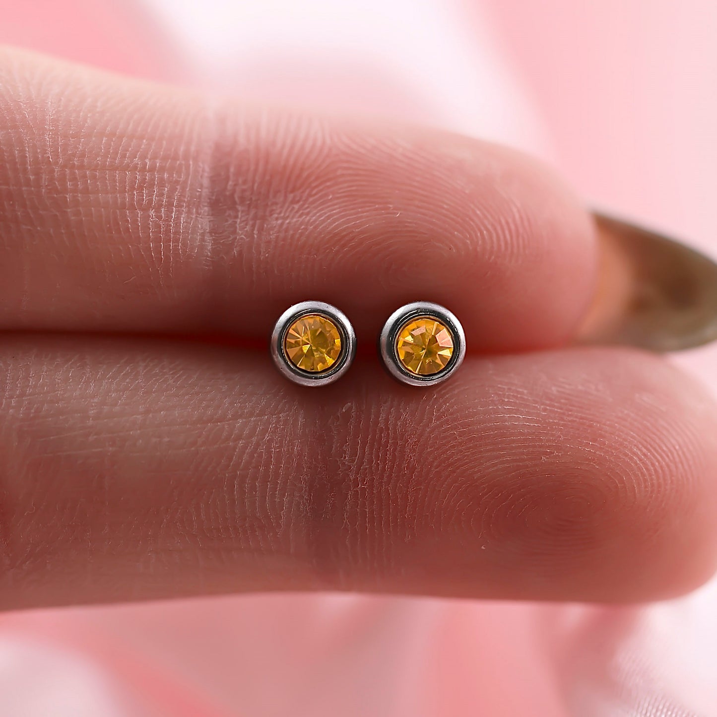 November Birthstone Studs