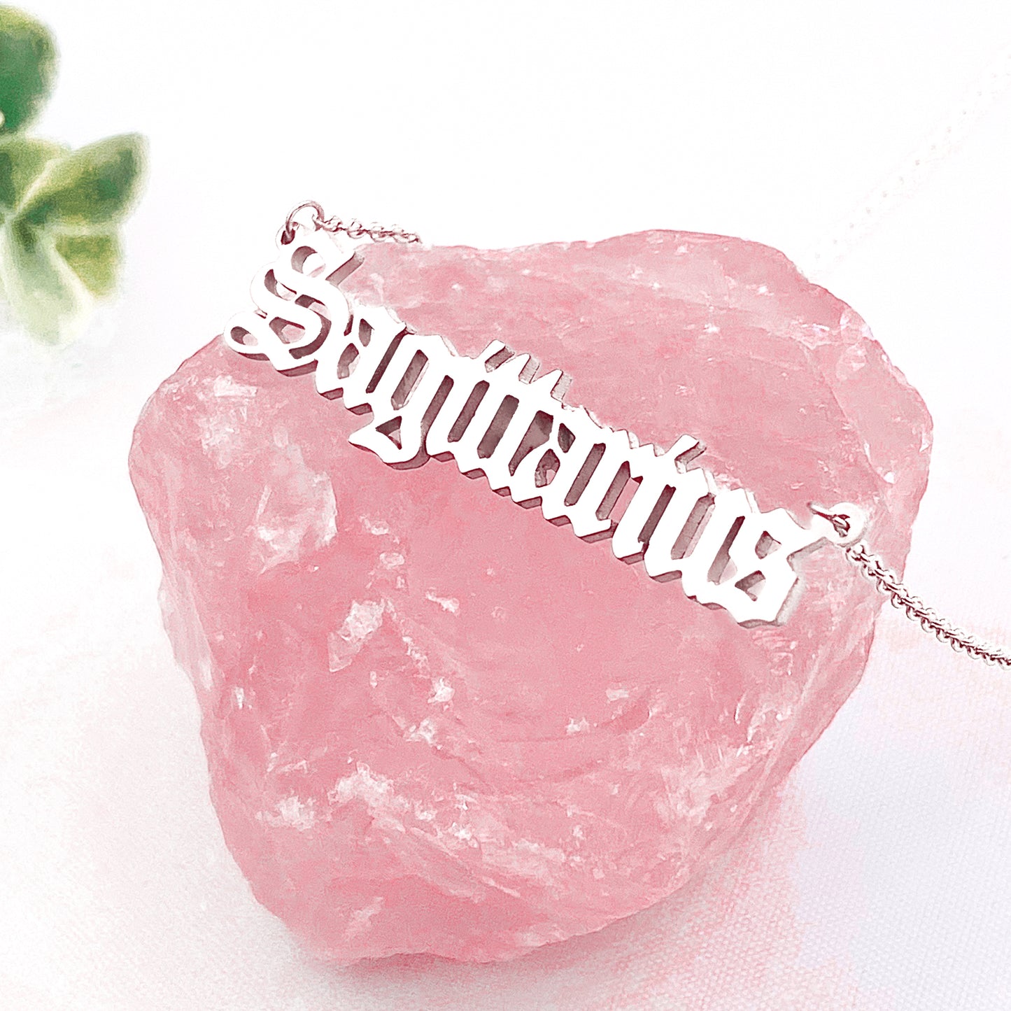 Old English Sagittarius Necklace