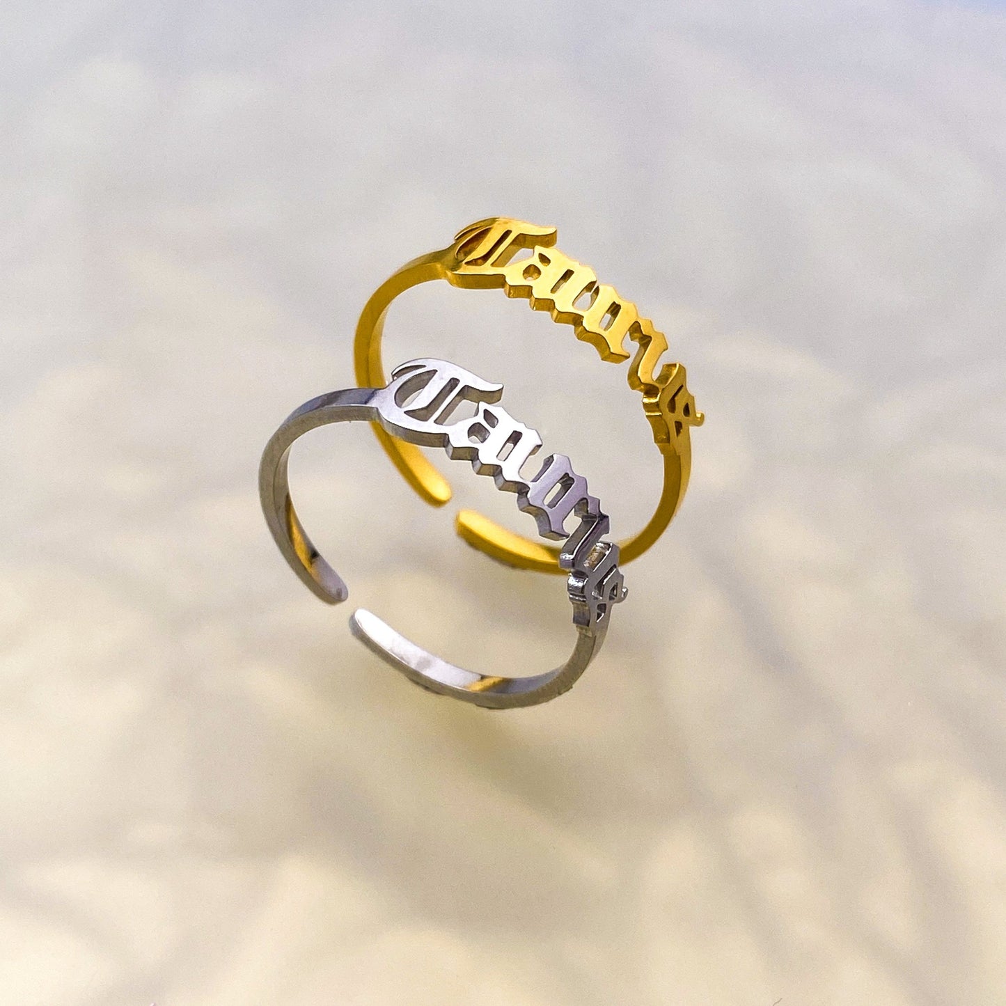 Old English Taurus Ring