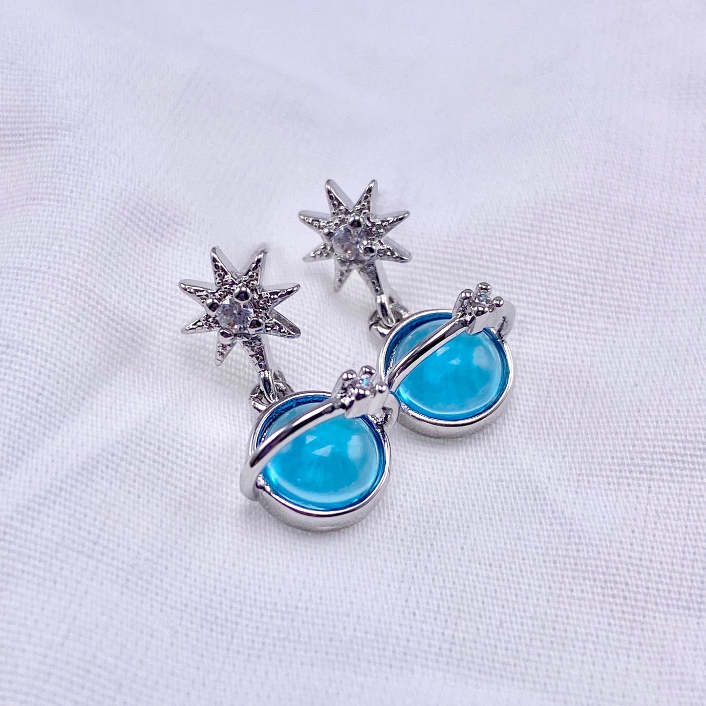 Saturn Starburst Earrings