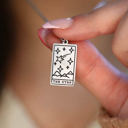 The Star Tarot Card Necklace