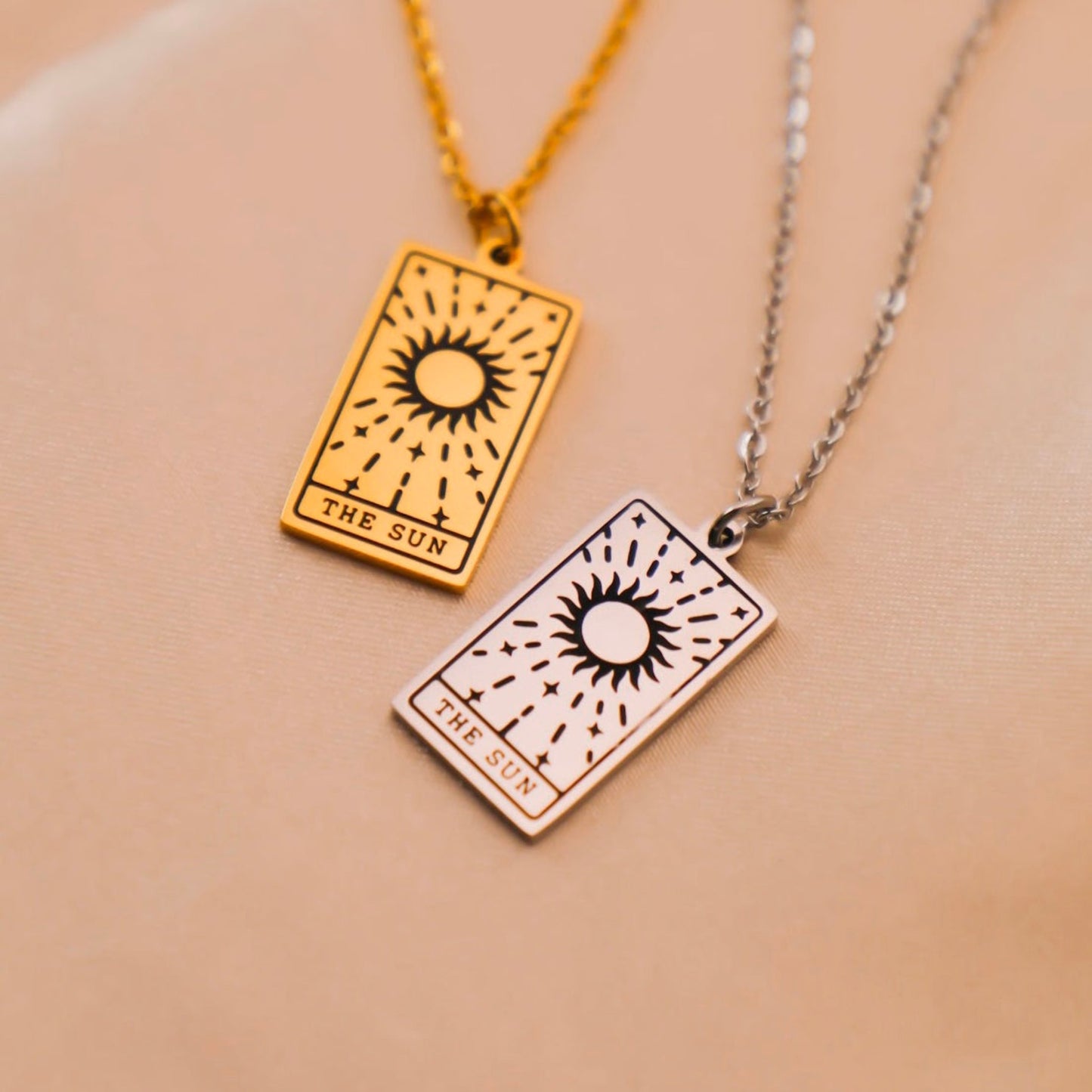 The Sun Tarot Card Necklace