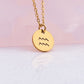 Zodiac Coin Necklace - Gold