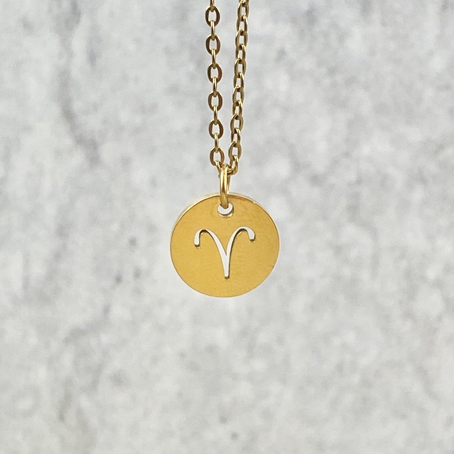 Aries Coin Necklace