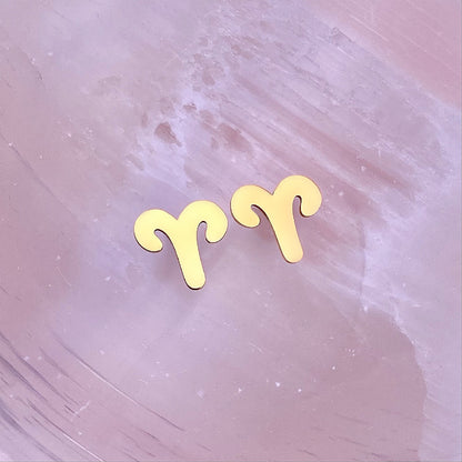 Zodiac Studs - Gold
