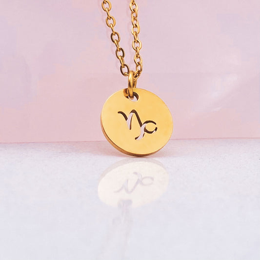Capricorn Coin Necklace