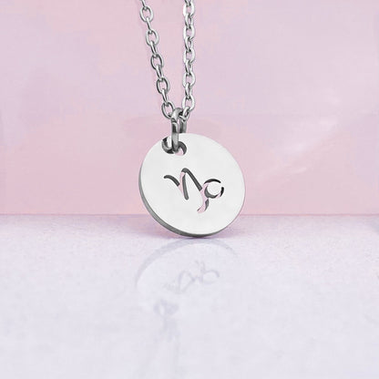 Capricorn Coin Necklace