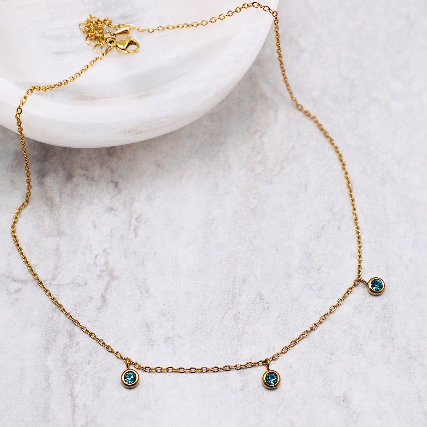 December Birthstone Necklace