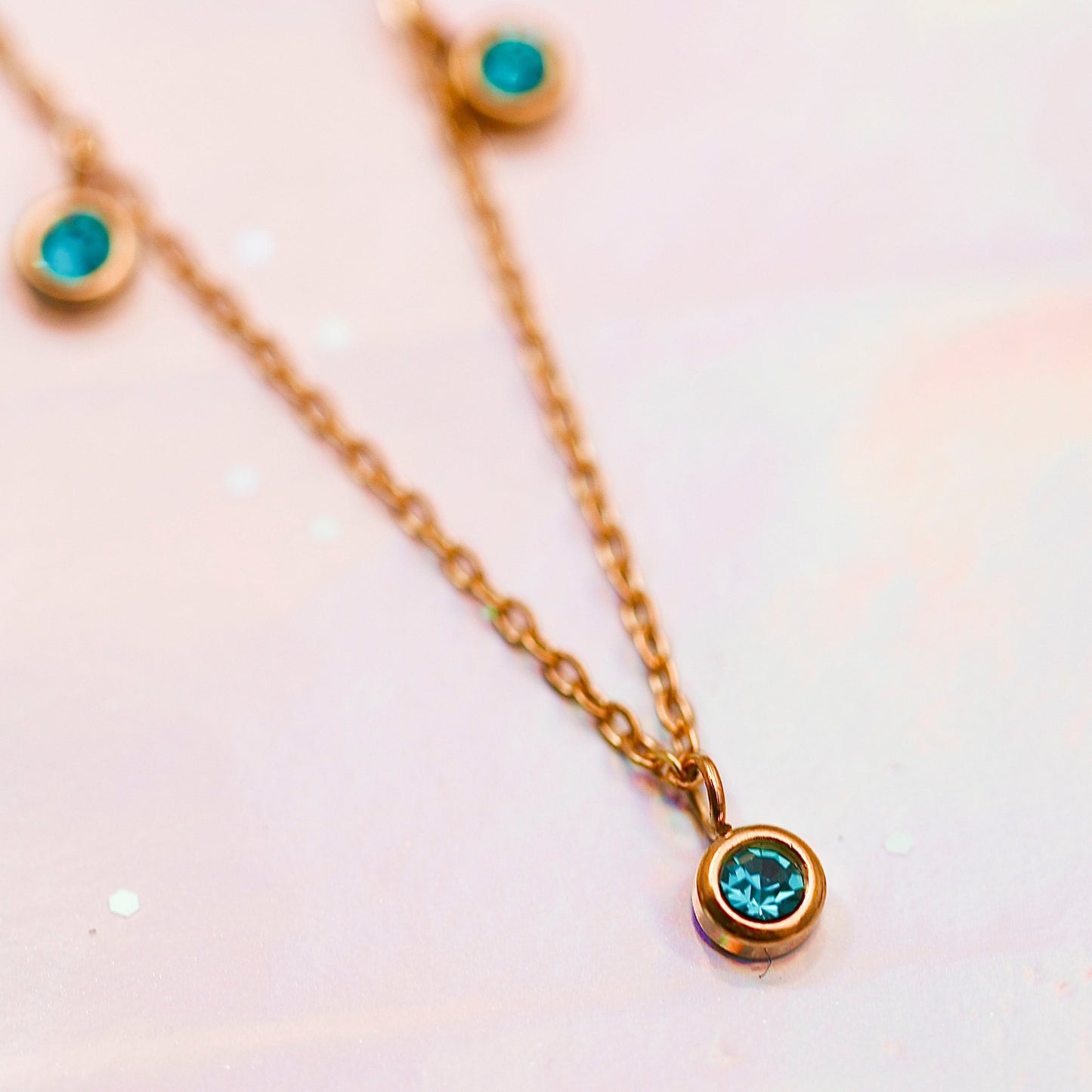 December Birthstone Necklace