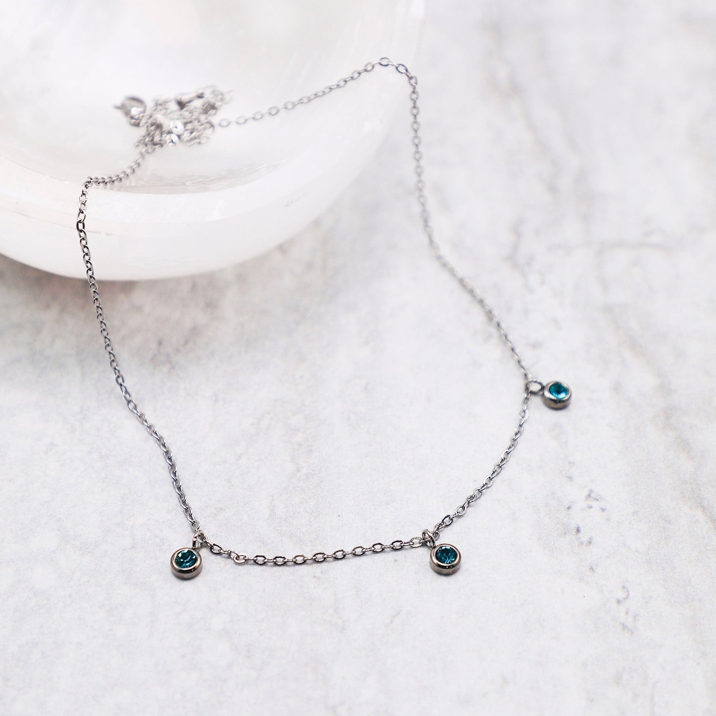 December Birthstone Necklace