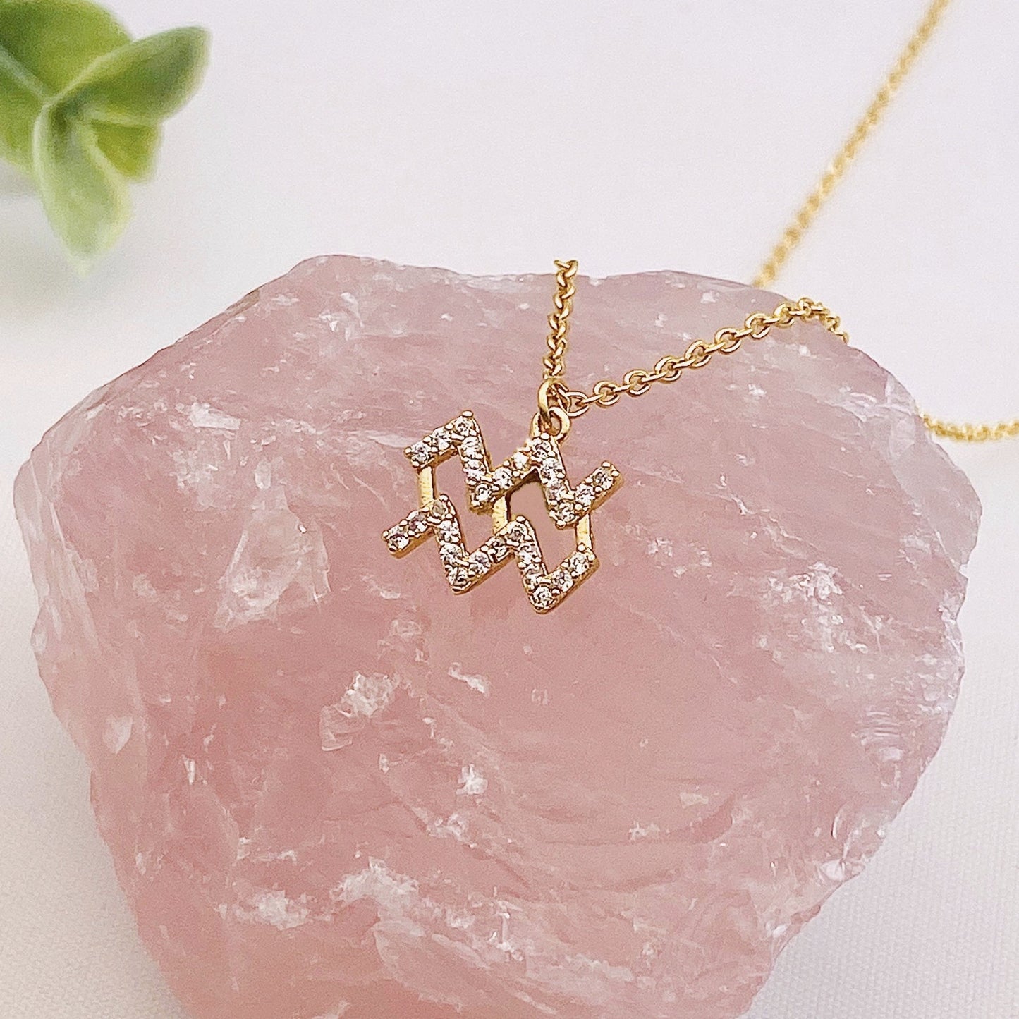 Delicate Aquarius Necklace