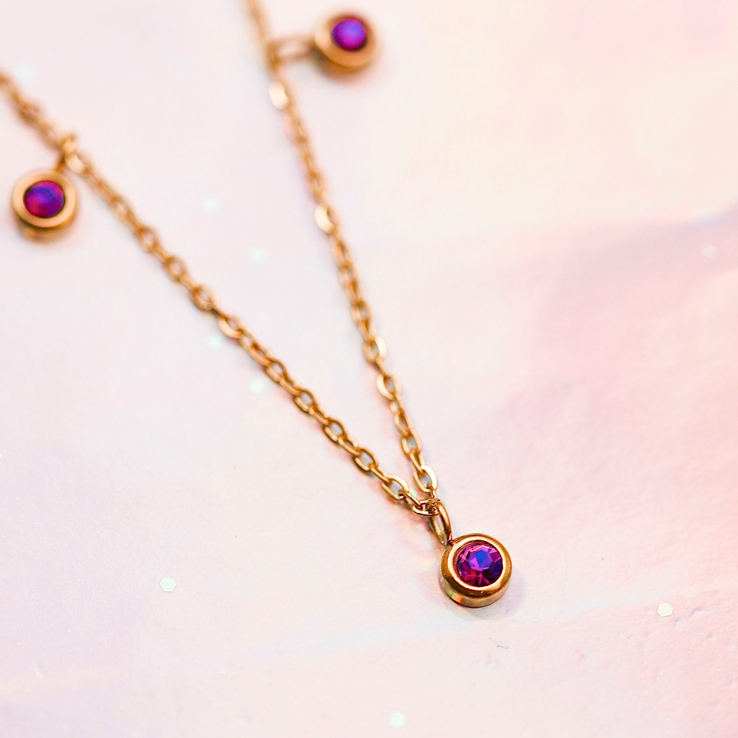 February Birthstone Necklace