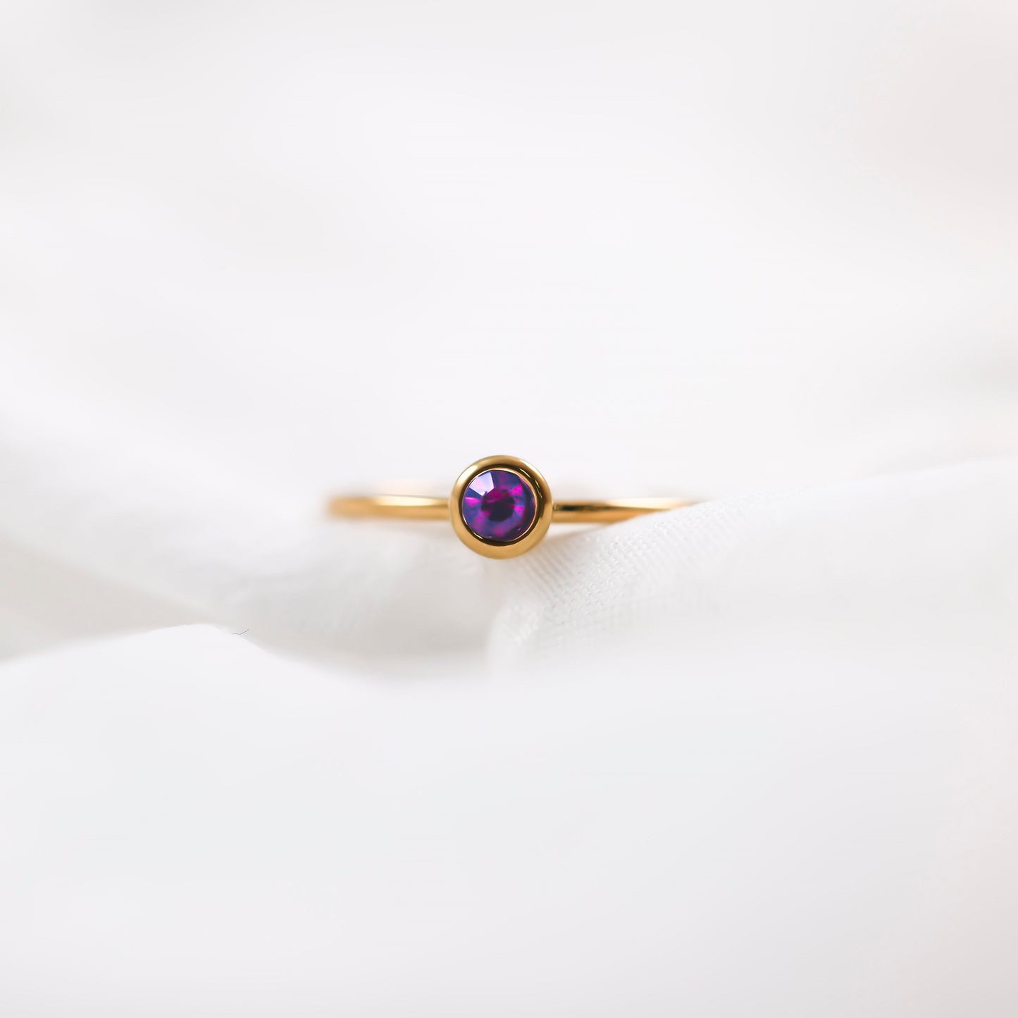 February Birthstone Ring