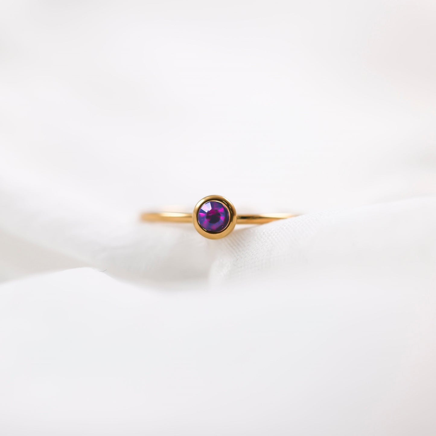 Birthstone Ring - Gold