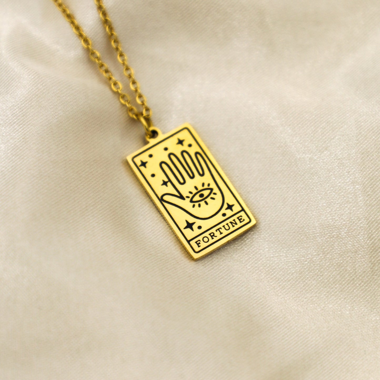 Fortune Tarot Card Necklace