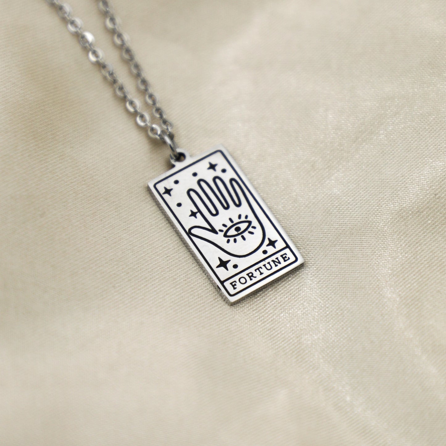 Fortune Tarot Card Necklace