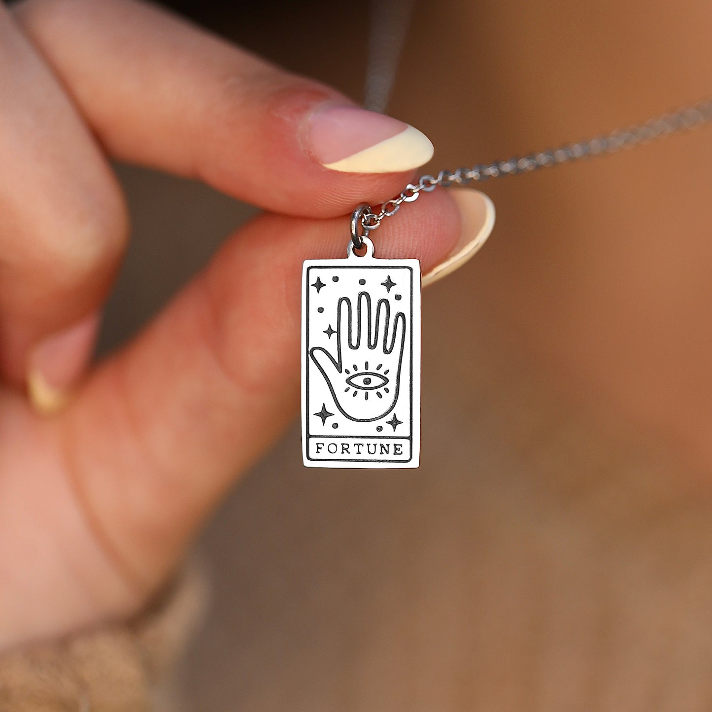 Fortune Tarot Card Necklace