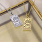 Fortune Tarot Card Necklace