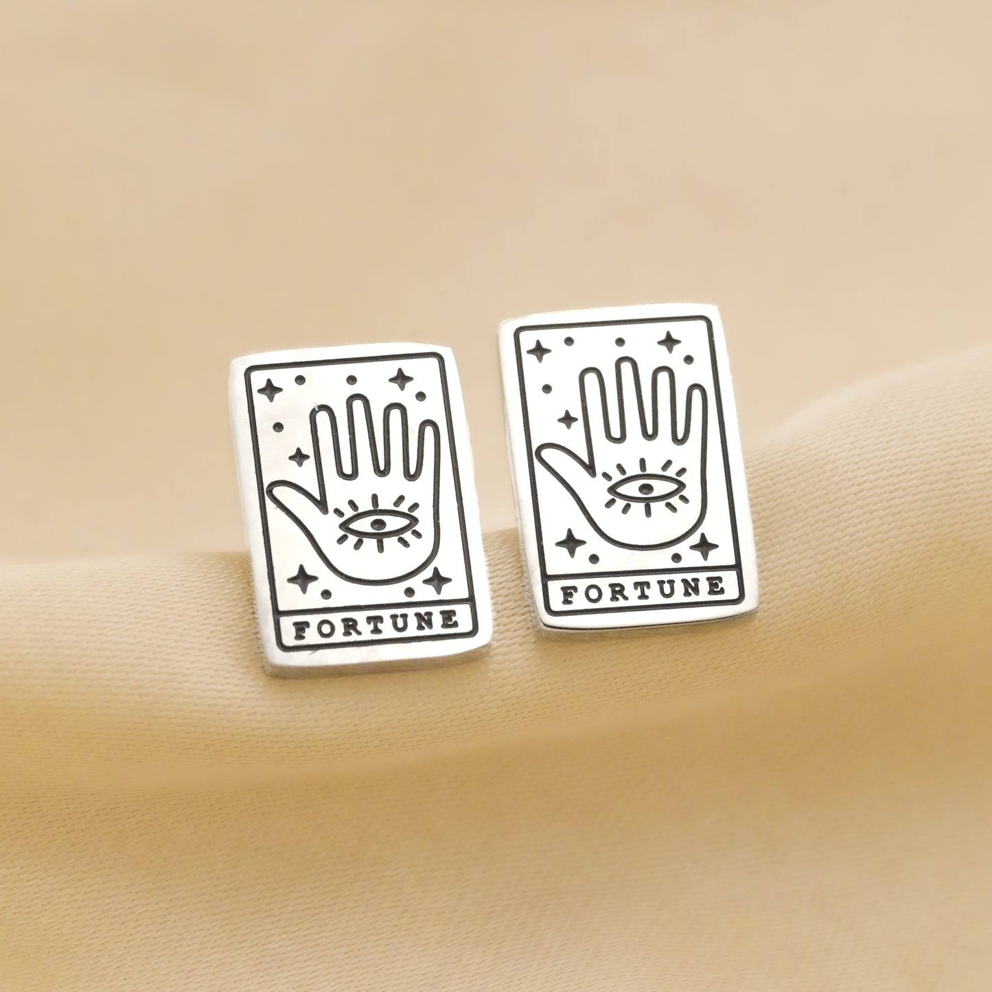 Fortune Tarot Card Studs