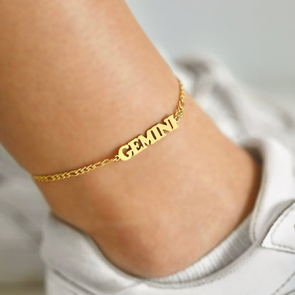 Gemini Anklet