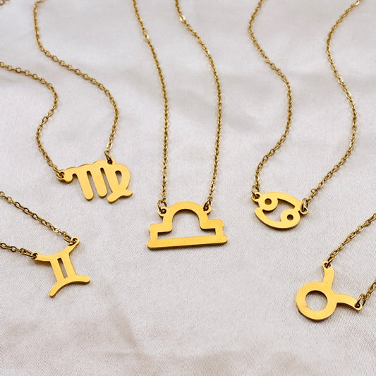 Zodiac Necklace - Gold