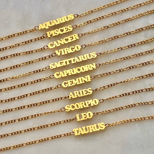 Zodiac Anklet - Gold