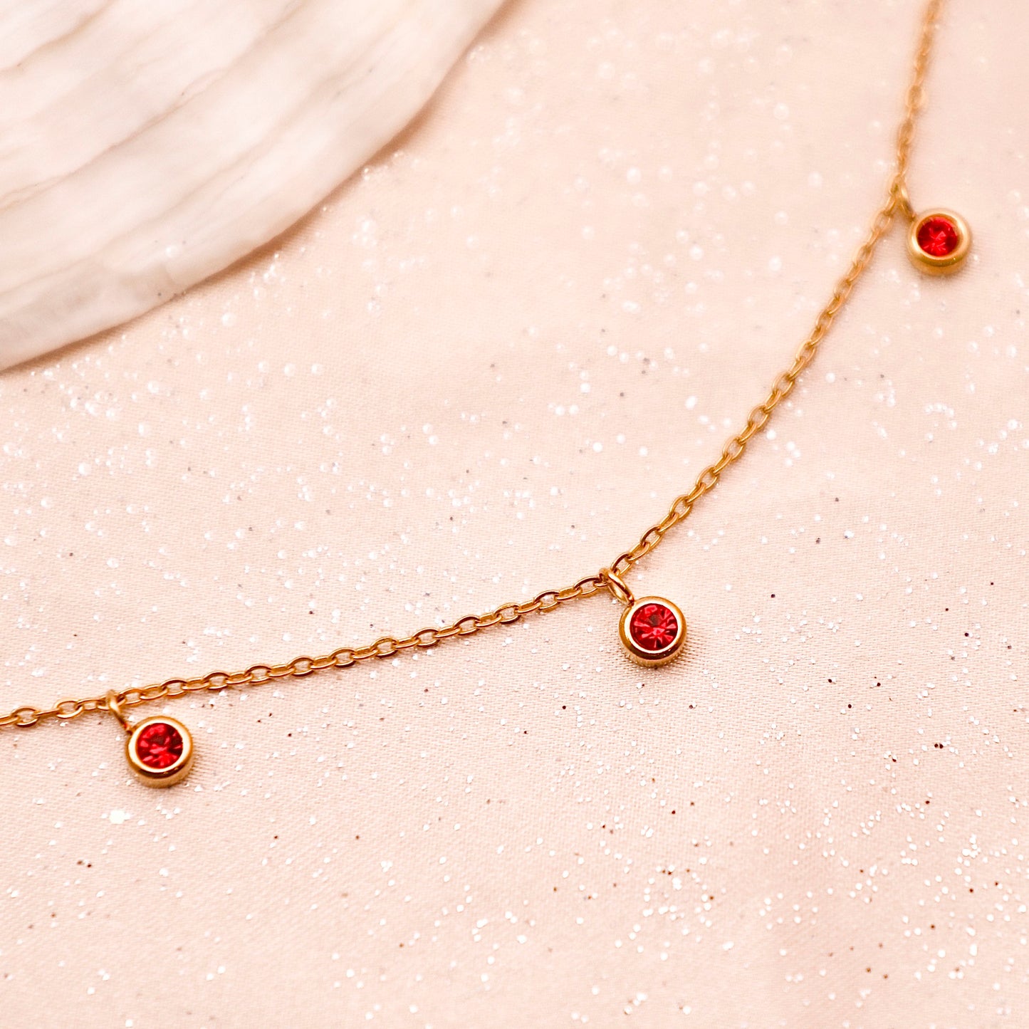 Birthstone Necklace - Gold