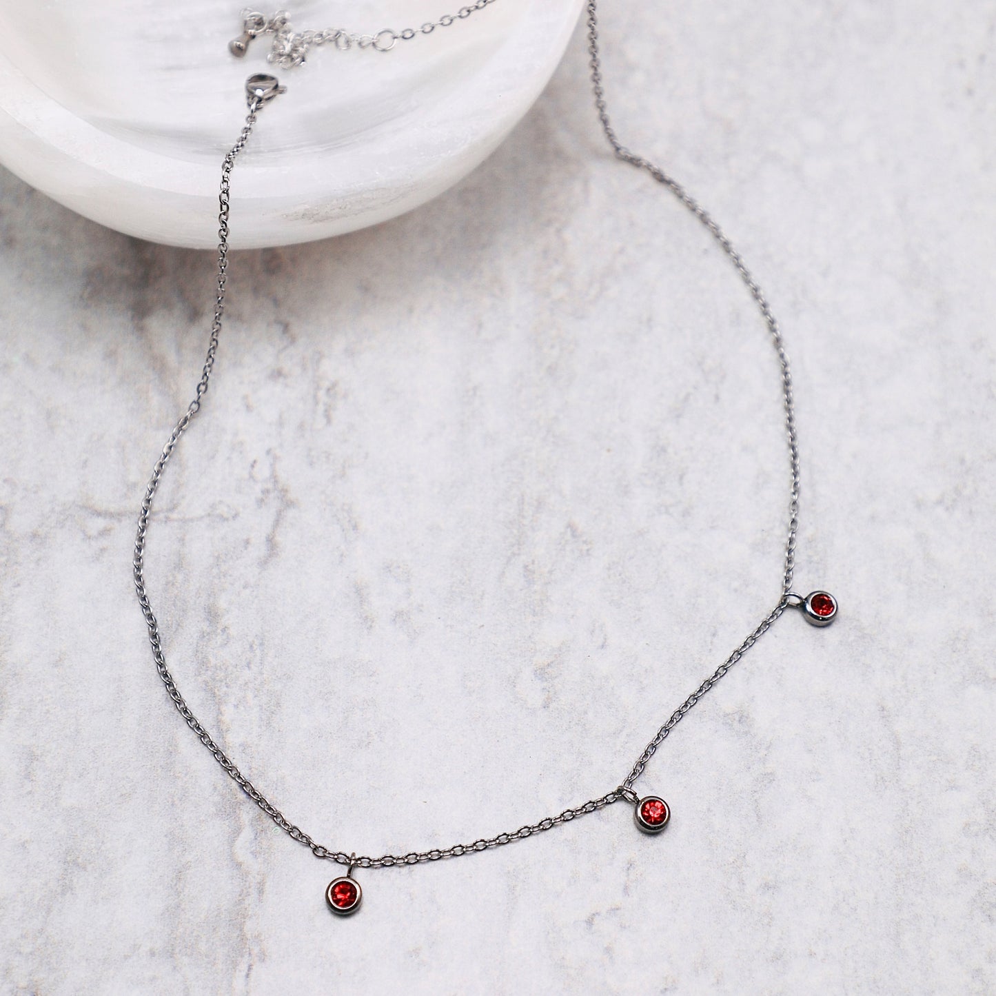 July Birthstone Necklace