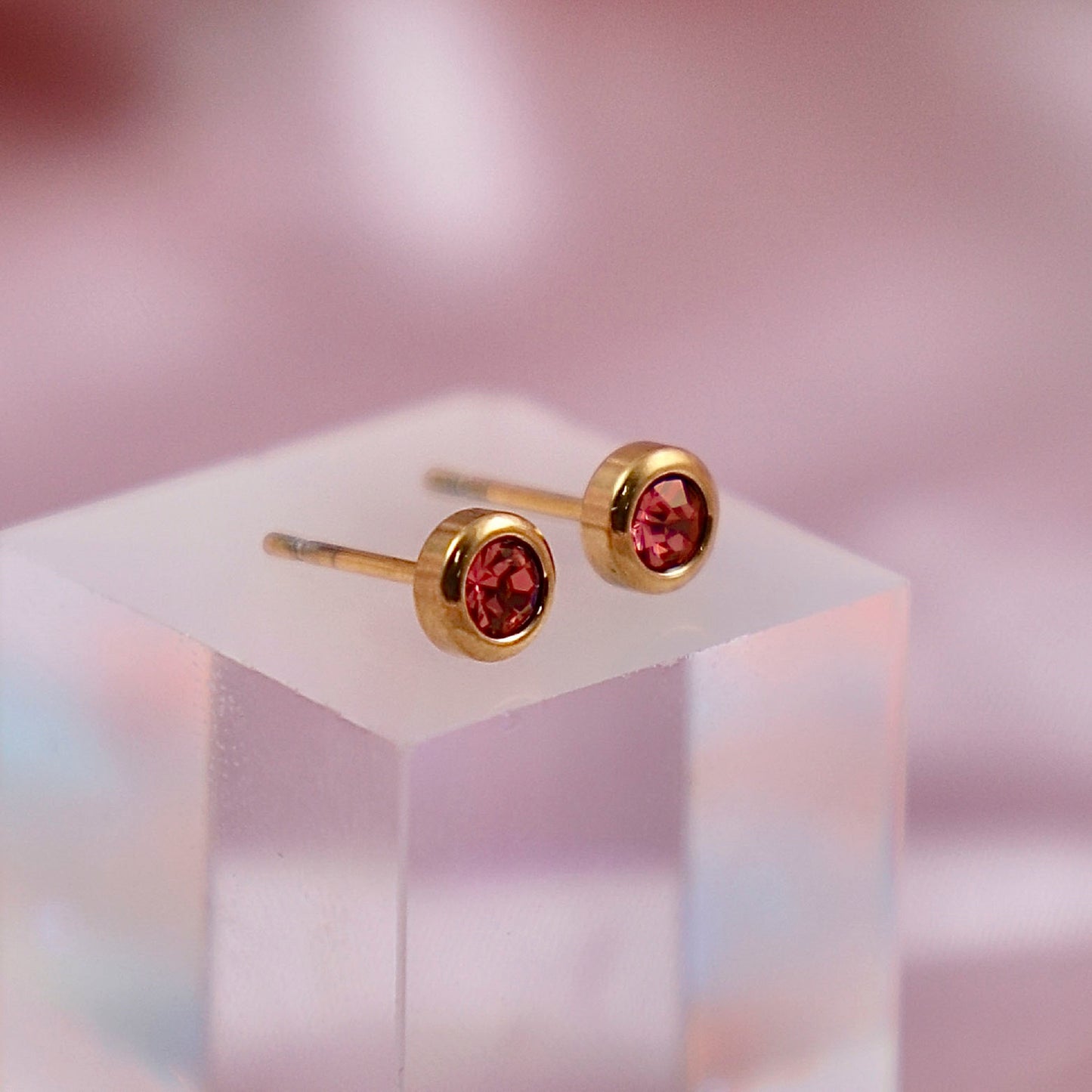 July Birthstone Studs