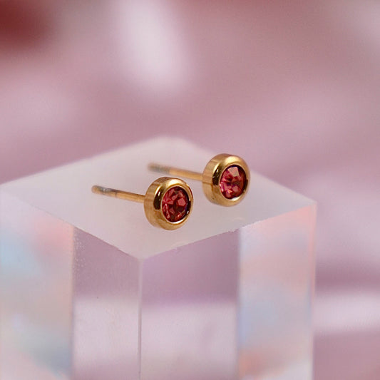 July Birthstone Studs