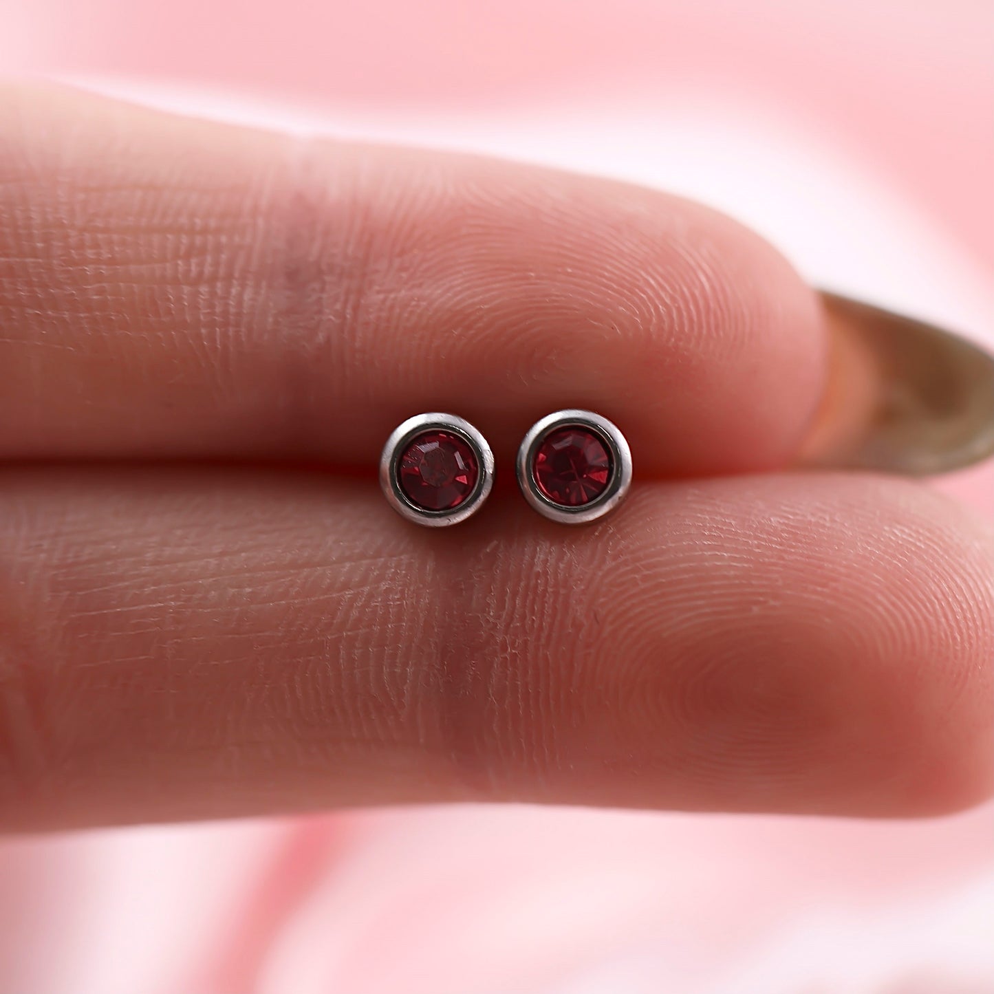 July Birthstone Studs