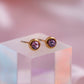 Birthstone Studs - Gold