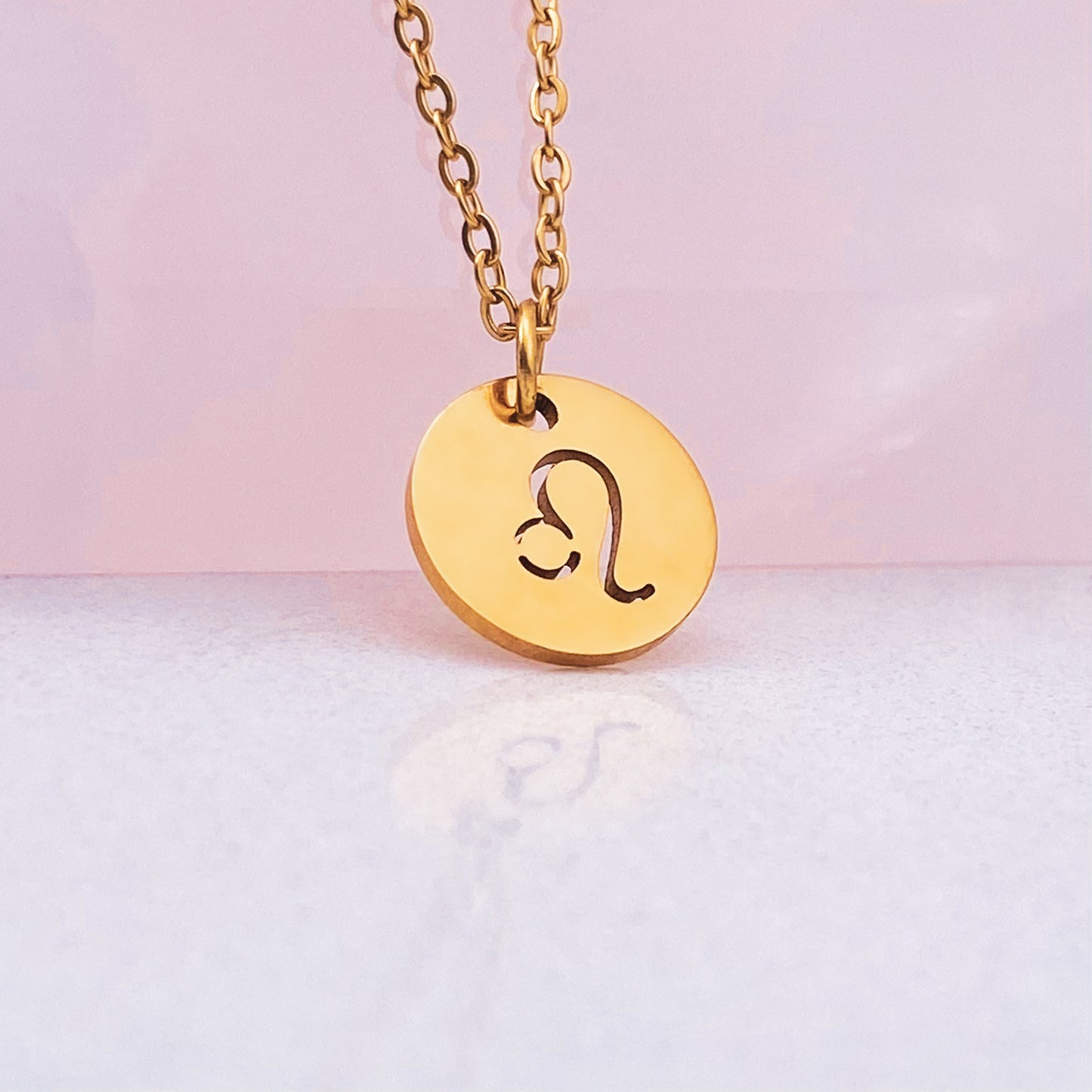 Zodiac Coin Necklace - Gold
