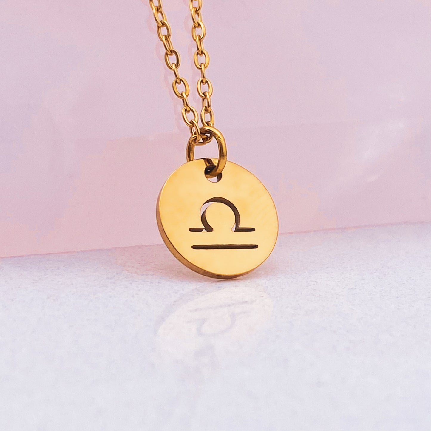 Zodiac Coin Necklace - Gold