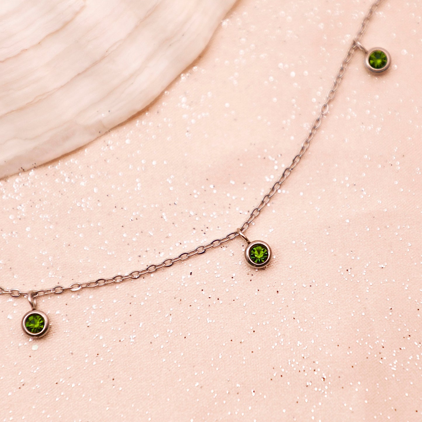 May Birthstone Necklace