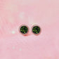 May Birthstone Studs