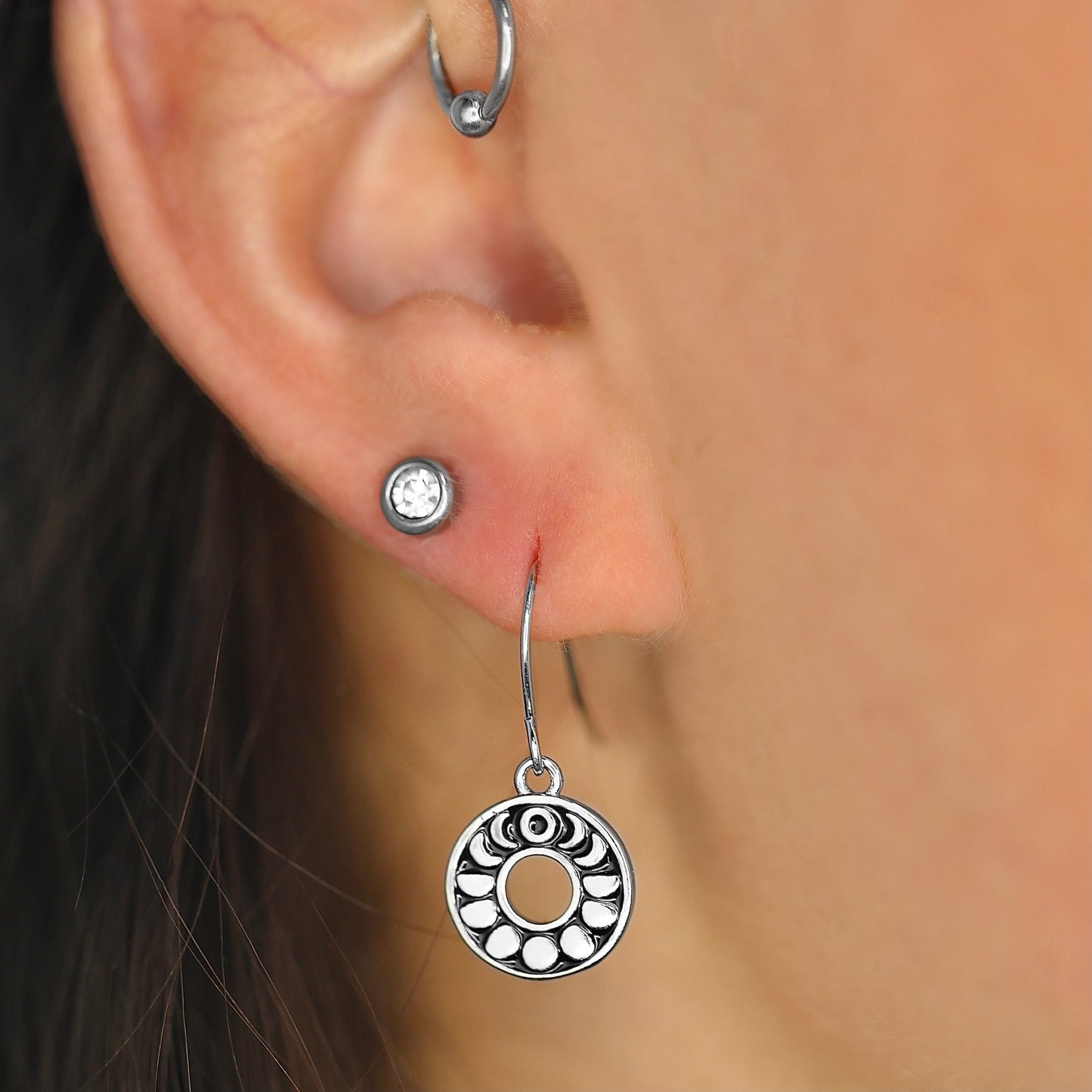 Moon Phase Earrings