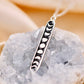 Moon Phase Vertical Bar Necklace