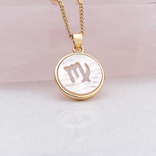Mother of Pearl Virgo Necklace