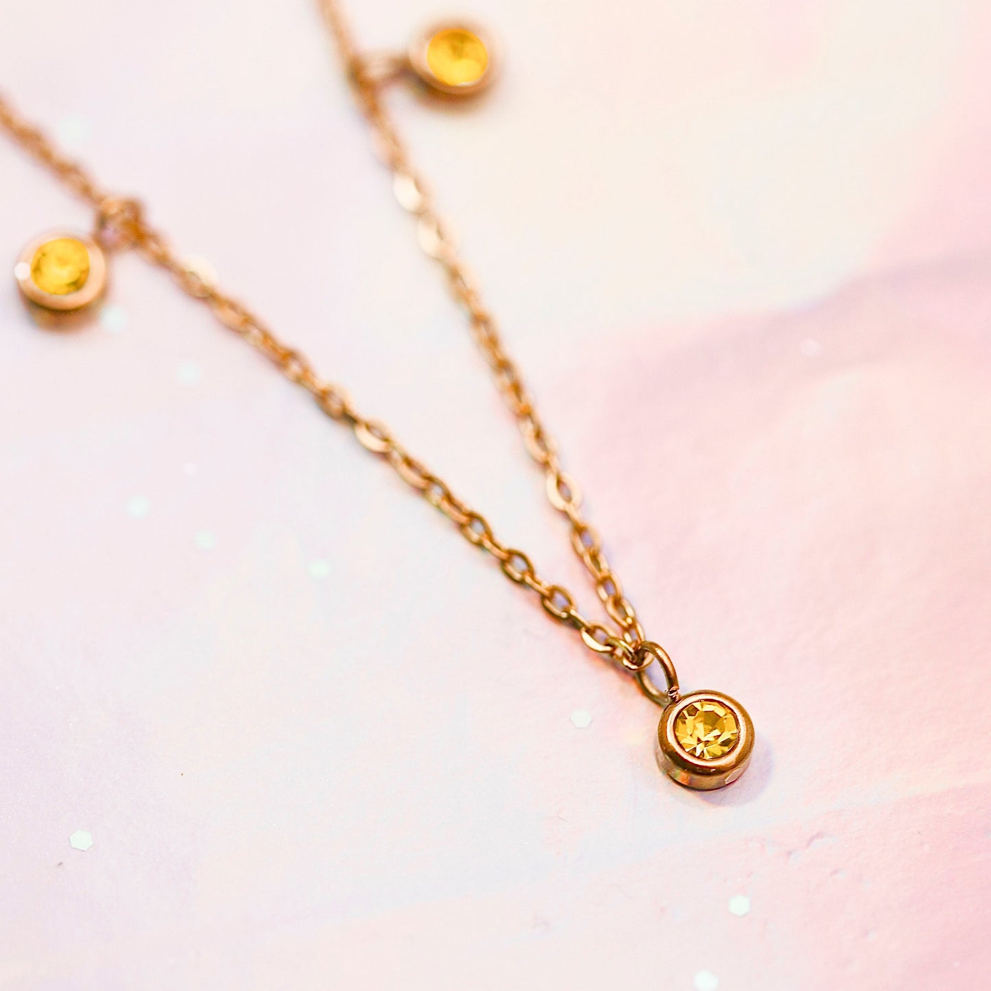 November Birthstone Necklace