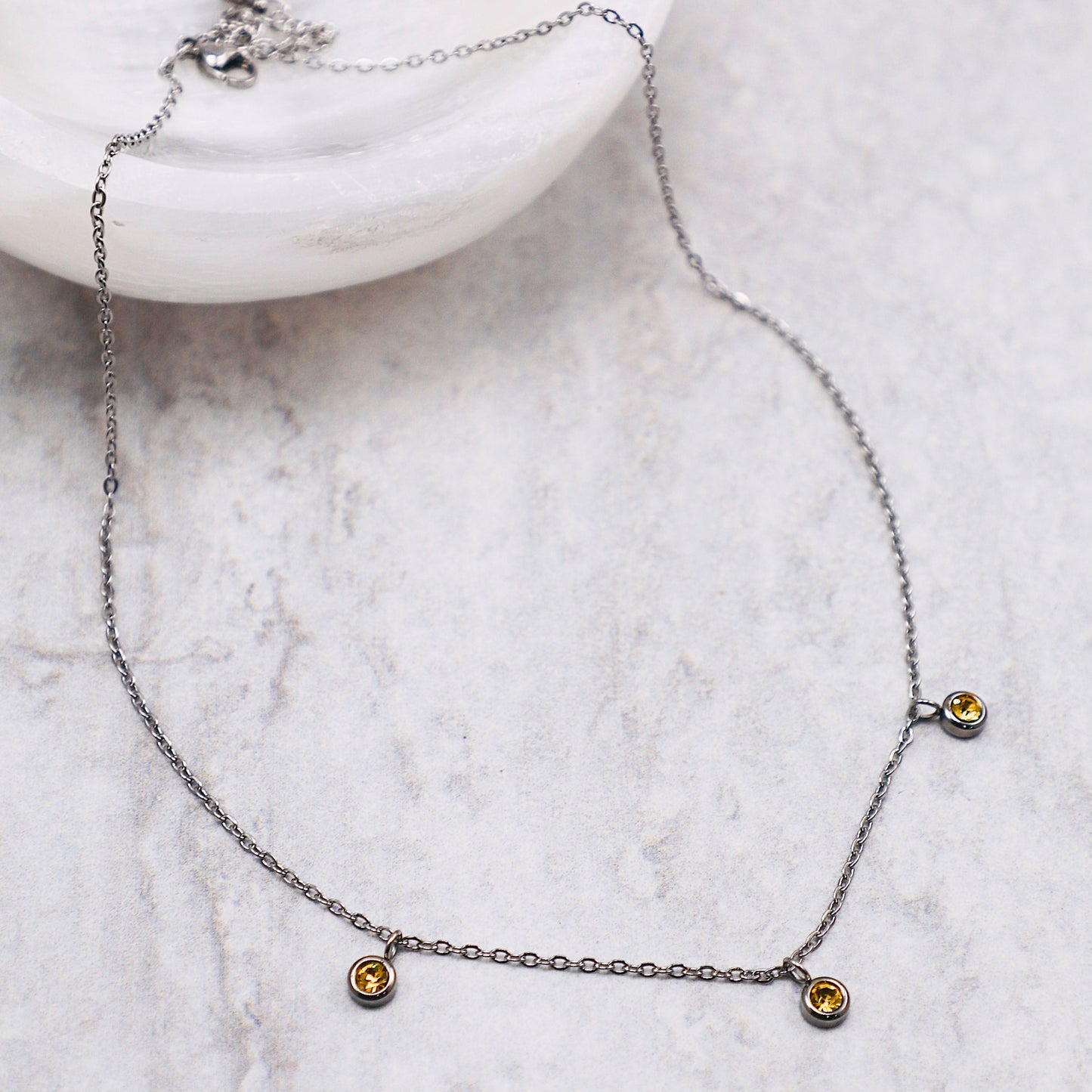 November Birthstone Necklace