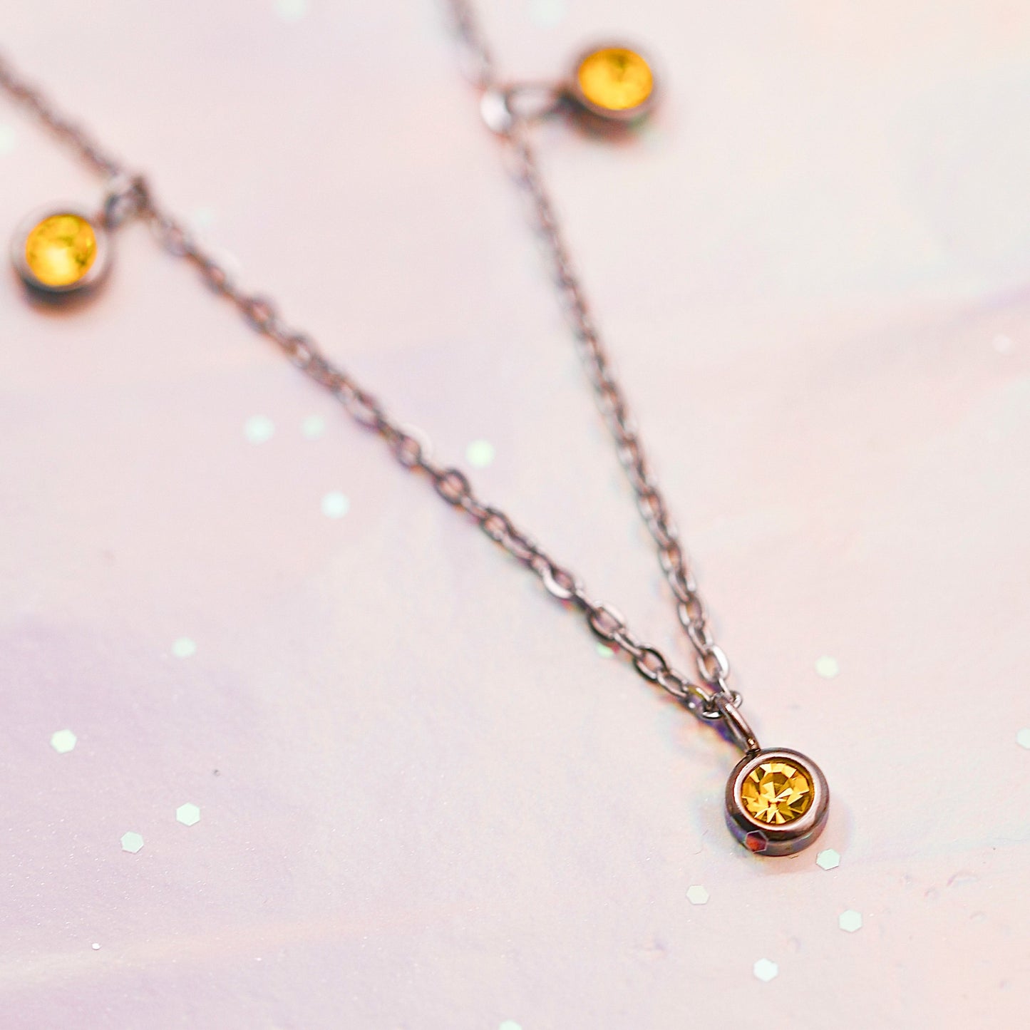 November Birthstone Necklace
