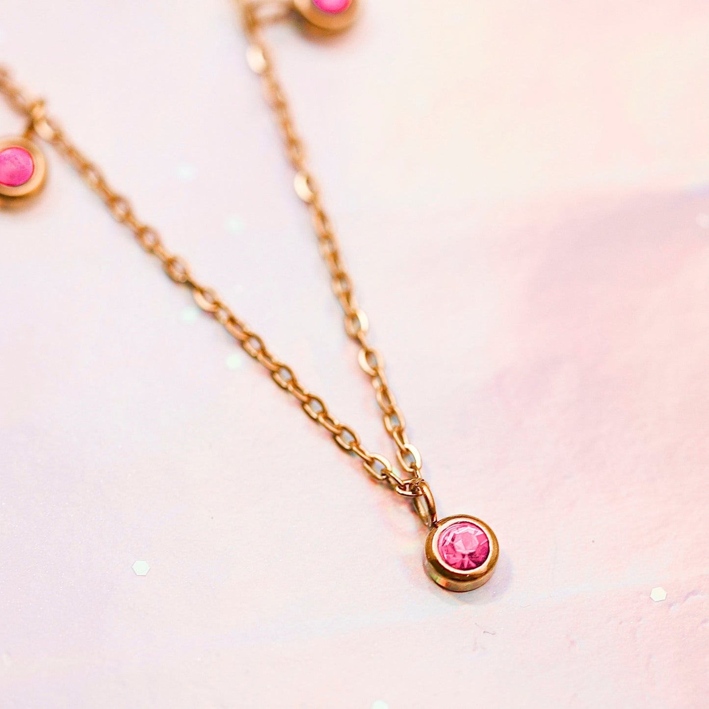 October Birthstone Necklace