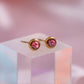 October Birthstone Studs