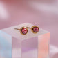 Birthstone Studs - Gold