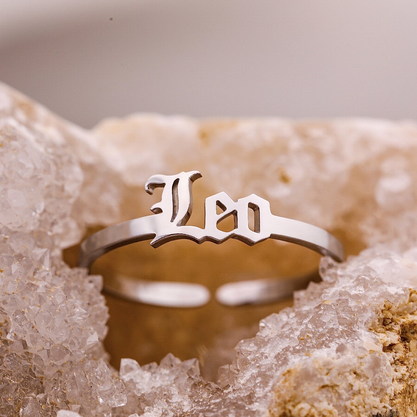 Old English Leo Ring