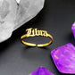 Old English Libra Ring