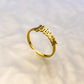 Old English Zodiac Ring - Gold
