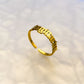 Old English Zodiac Ring - Gold